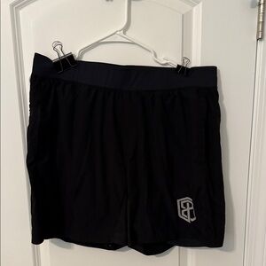 Born Primitive Black Athletic Shorts